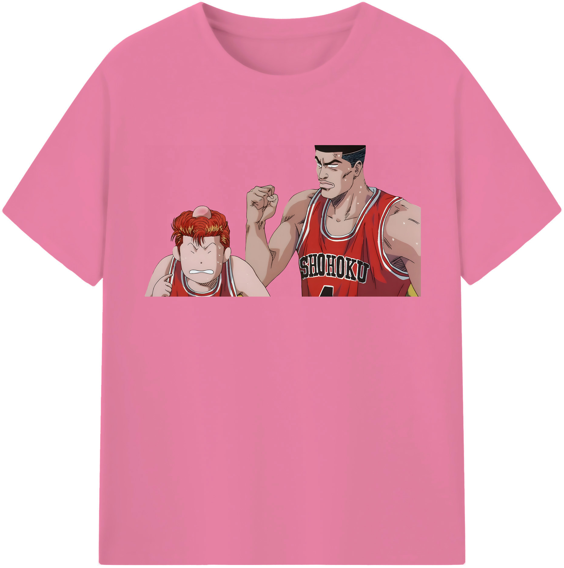 SLAM DUNK／スラムダンク 綿100％半袖Tシャツ（フロントプリント）